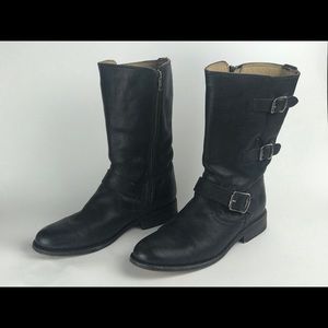 Jayden Moto Cuff genuine leather Frye Boots.